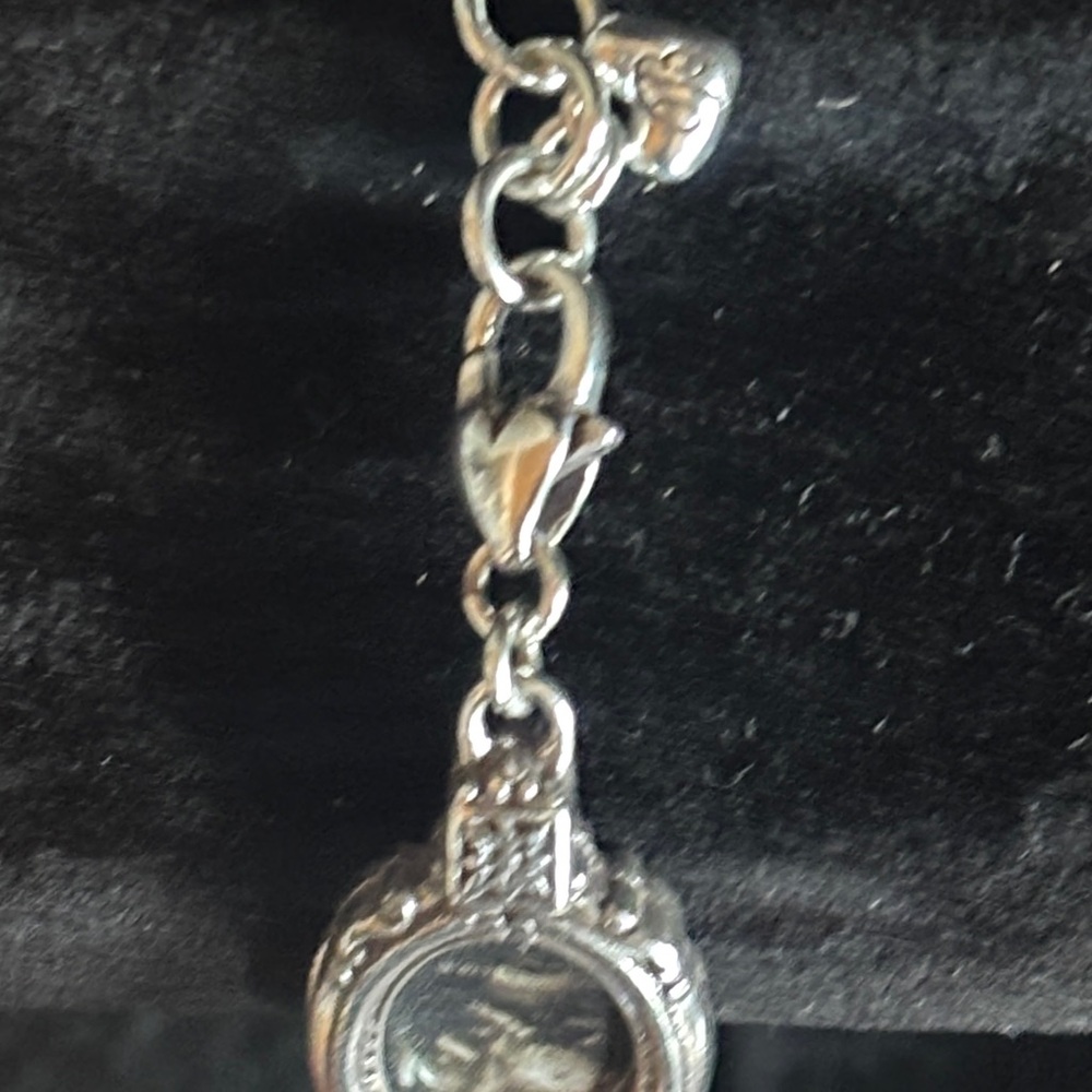 Brighton Silver-Plate Photo Charm Bracelet